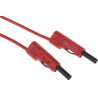 Hirschmann Test & Measurement Connector Test Lead 16A 60V dc Red 2m Lead Length 973647101