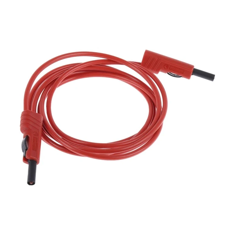 Hirschmann Test & Measurement Connector Test Lead 16A 60V dc Red 2m Lead Length 973647101