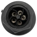 Bulgin Circular Connector 5 Contacts Panel Mount Plug Male IP68 Buccaneer 900 Series PX0931/05/P
