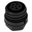 Bulgin Circular Connector 5 Contacts Panel Mount Socket Female IP68 Buccaneer 900 Series PX0931/05/S