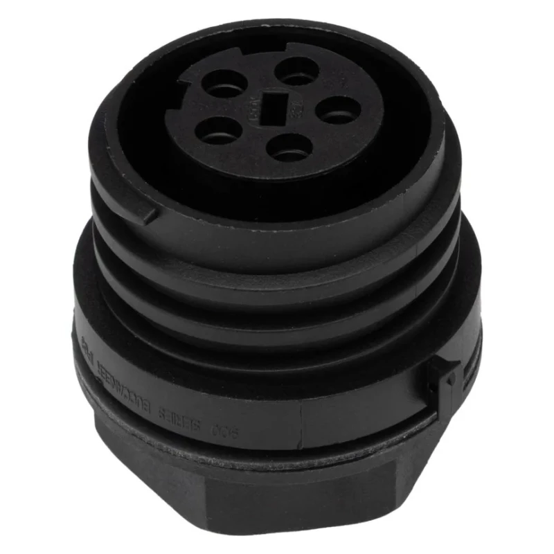 Bulgin Circular Connector 5 Contacts Panel Mount Socket Female IP68 Buccaneer 900 Series PX0931/05/S