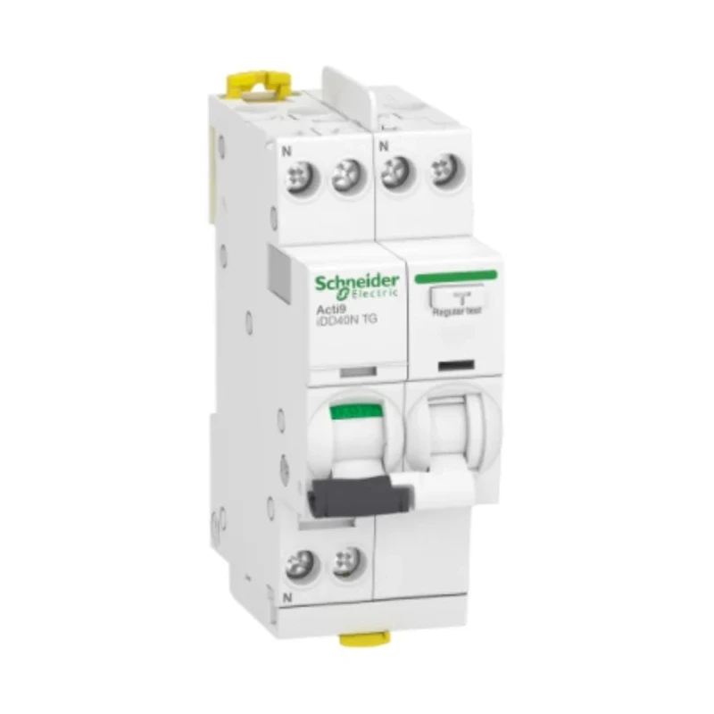Schneider Electric Residual Current Circuit Breaker with Overload Protection, 25A Current Rating, 1-Pole, 30 mA Trip A9DX3625
