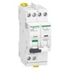 Schneider Electric Residual Current Circuit Breaker with Overload Protection, 25A Current Rating, 1-Pole, 30 mA Trip A9DX3625