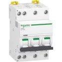Schneider Electric Acti9 Acti9 iDT40K Miniature Circuit Breaker, 3-Pole, 25A, Type C, 400V AC, 4500A Breaking A9P71725