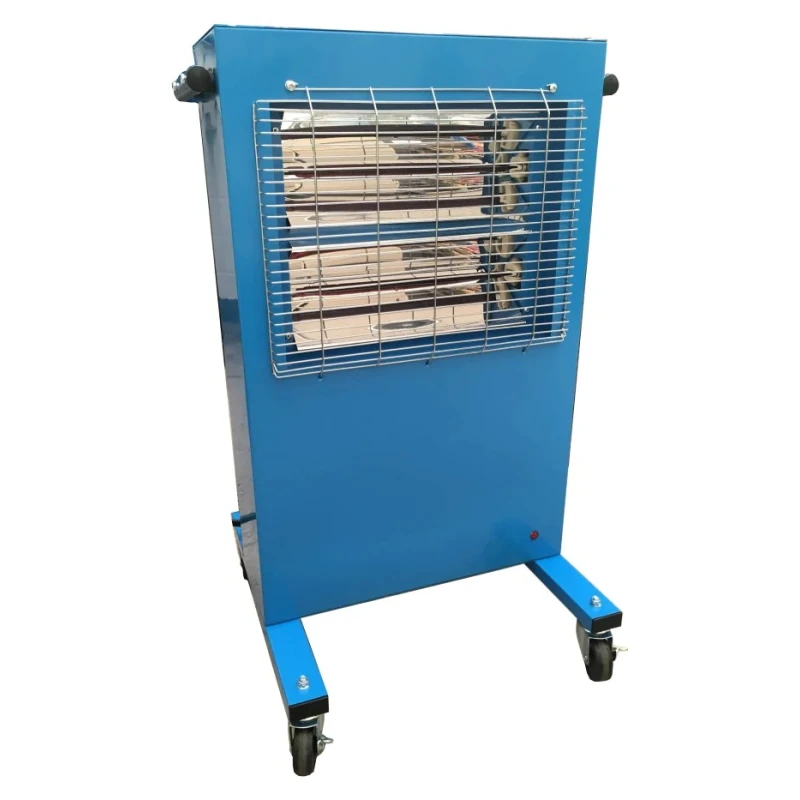 Broughton 3 kW Infrared Heater with Roller Mount and 3-Pin UK Plug RG308 EUK