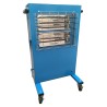 Broughton 3 kW Infrared Heater with Roller Mount and 3-Pin UK Plug RG308 EUK