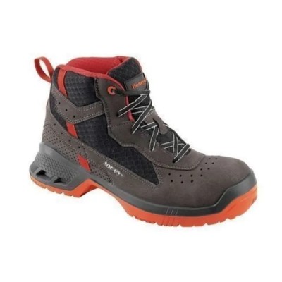 Honeywell Safety Squat Red, Black, Grey Composite Toe Capped Unisex Ankle Safety Boots Size 5 EU 38 6246183-38/8