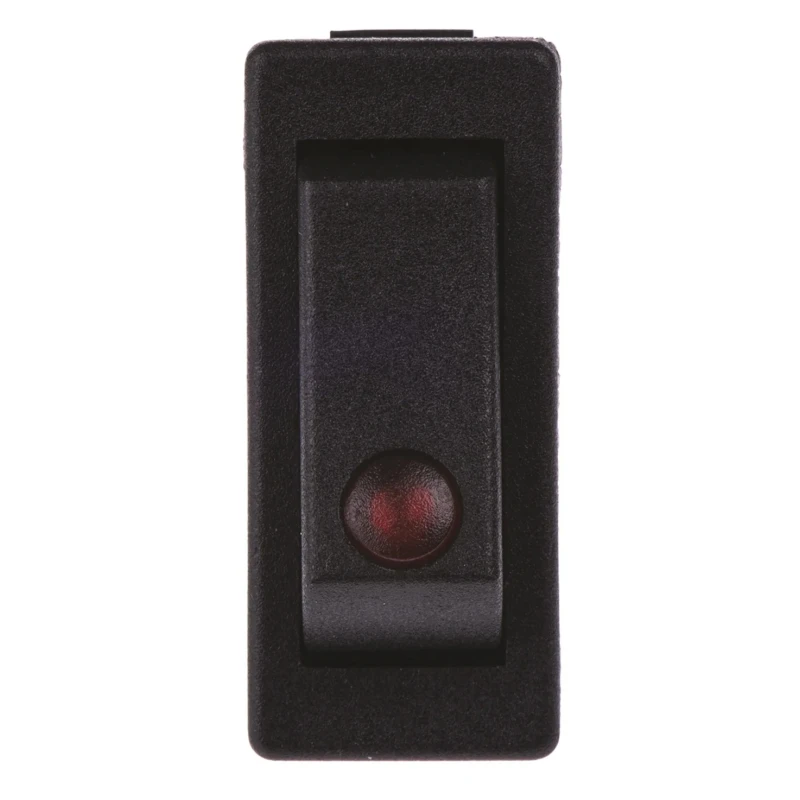 Arcolectric (Bulgin) Ltd Illuminated SPST On-Off Rocker Switch Panel 16A Red Actuator C5503PLLAA