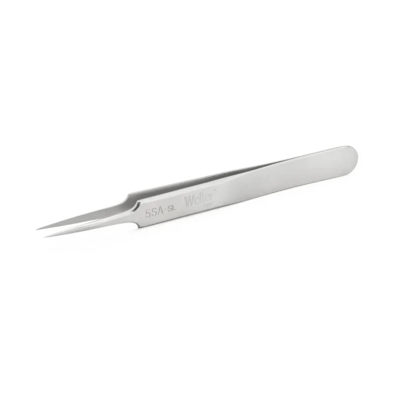 Erem 4.3in Stainless Steel Pointed ESD Safe Tweezer 5SASL