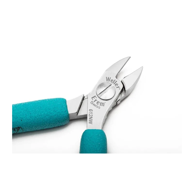 Erem Side Cutter 110mm Overall Length 1.2mm Maximum Cutting Capacity Oval Head Semi-Flush Cut High Grade Tool Steel 612NW
