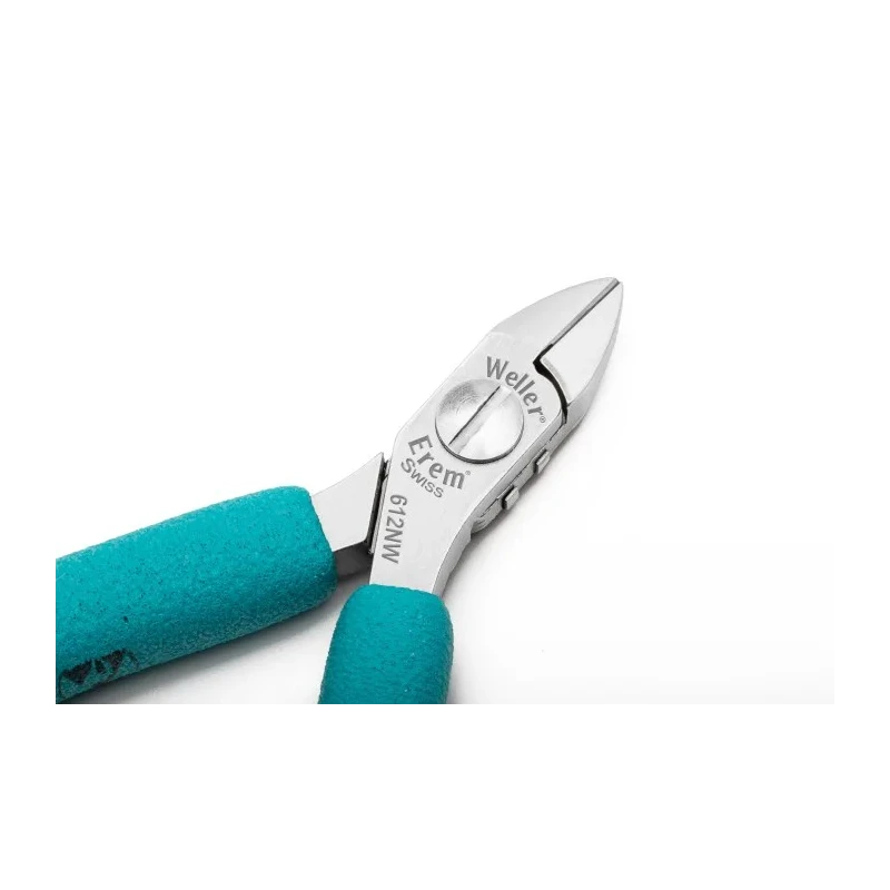 Erem Side Cutter 110mm Overall Length 1.2mm Maximum Cutting Capacity Oval Head Semi-Flush Cut High Grade Tool Steel 612NW