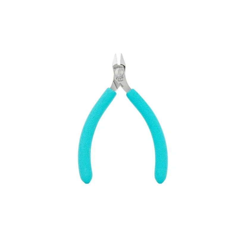 Erem ESD Flush Tip Cutter, High Grade Tool Steel Jaws, 4.3in Length, 16mm Jaw Length, 0.78mm Max Cutting Capacity 676E