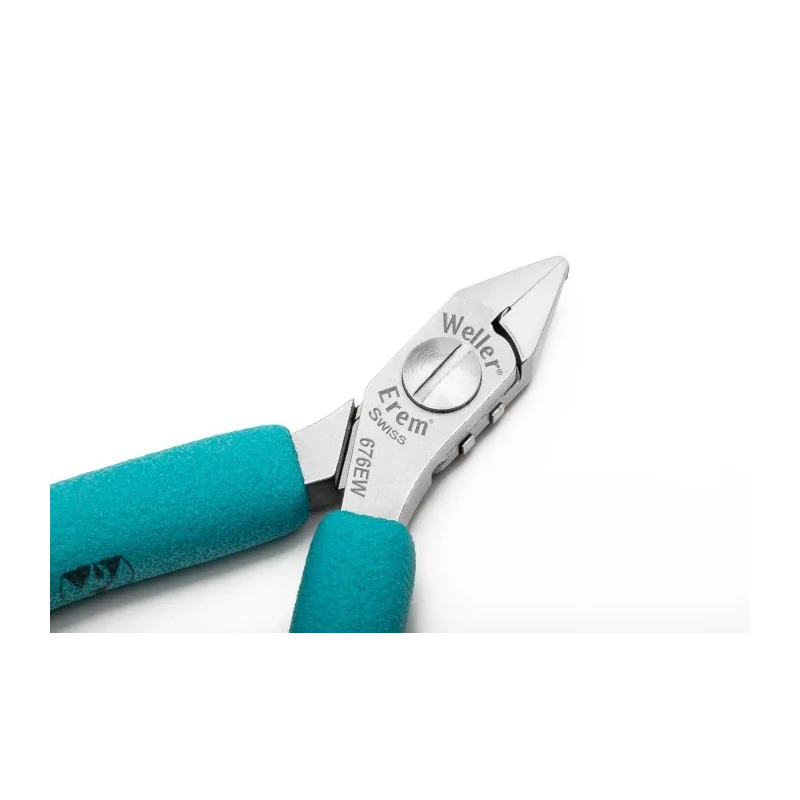 Erem ESD Flush Side Cutter 110mm Length, 9mm Jaw Width, High Grade Tool Steel Jaws 676EW