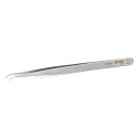 Erem Stainless Steel Curved Pointed ESD Safe Tweezer 140mm 65ASA