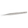 Erem Stainless Steel Curved Pointed ESD Safe Tweezer 140mm 65ASA
