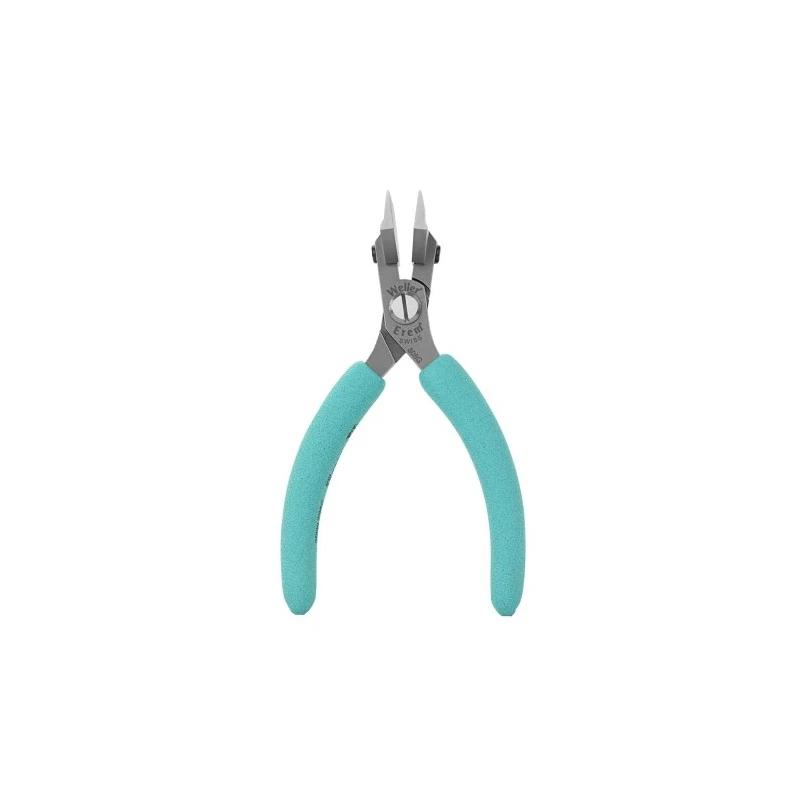 Erem 1-Piece Electronic Pliers Smooth Jaw 23mm, 5.1in Overall Length, Insulated Handle, ESD Safe 808G
