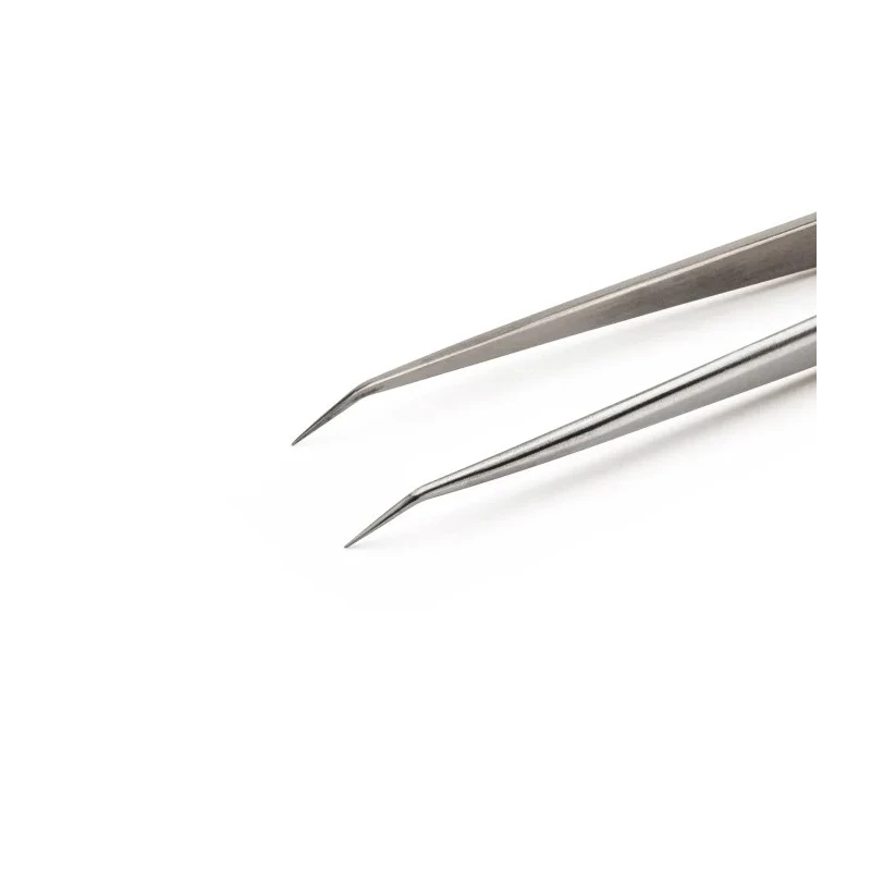 Erem Stainless Steel Curved Pointed ESD Safe Tweezer 140mm 65ASA