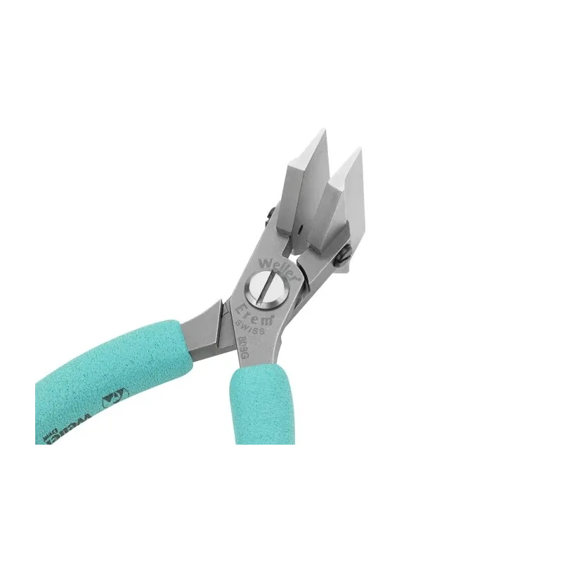 Erem 1-Piece Electronic Pliers Smooth Jaw 23mm, 5.1in Overall Length, Insulated Handle, ESD Safe 808G