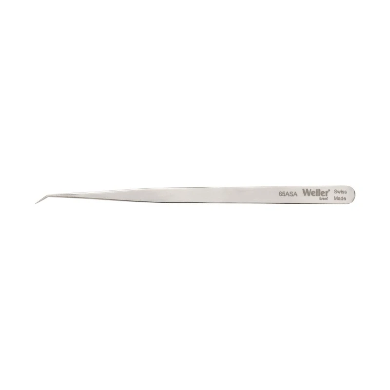Erem Stainless Steel Curved Pointed ESD Safe Tweezer 140mm 65ASA