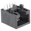 RS PRO Female Modular RJ45 Connector, Cat3 Unshielded Right Angle 1 Port 8 Way Through Hole 95501-2881