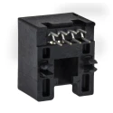 RS PRO Female Modular RJ45 Connector, Cat3 Unshielded Right Angle 1 Port 8 Way Through Hole 95501-2881