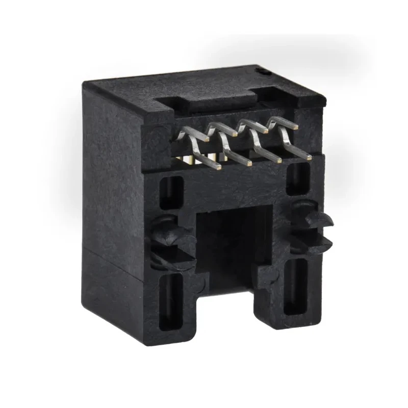 RS PRO Female Modular RJ45 Connector, Cat3 Unshielded Right Angle 1 Port 8 Way Through Hole 95501-2881