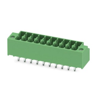 Phoenix Contact DMCV Series Pluggable Terminal Block, 20-Contact, 3.5 mm Pitch, 2 Row, 8A, 160V, Polybutylene 1054070