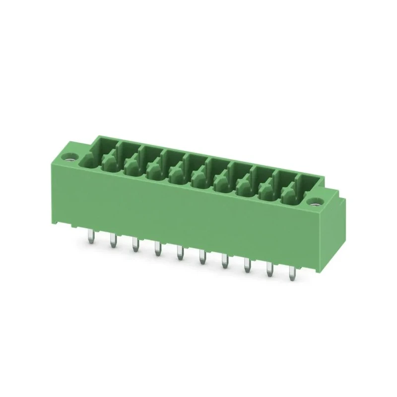 Phoenix Contact DMCV Series Pluggable Terminal Block, 20-Contact, 3.5 mm Pitch, 2 Row, 8A, 160V, Polybutylene 1054070