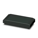 Phoenix Contact DIN Rail Enclosure Upper Part Polyamide Black 100mm x 100mm x 50mm ICS50 