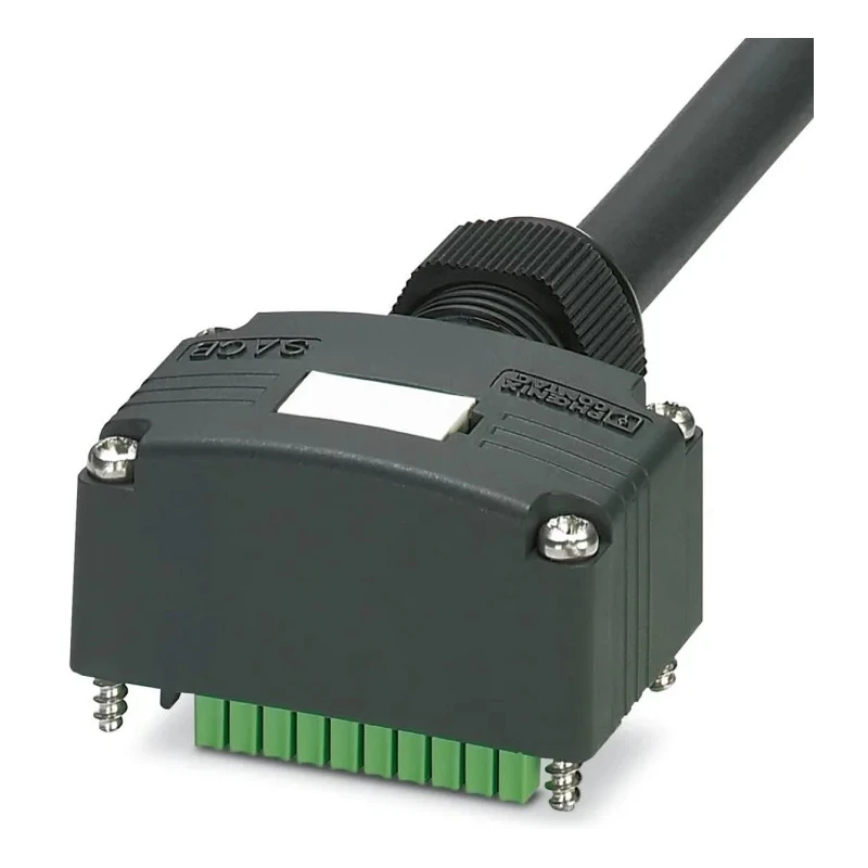 Phoenix Contact SACB-C-H180 Series Connector Hood 8 Port 20m Cable Length Polybutylene Terephthalate Housing IP67 1097653