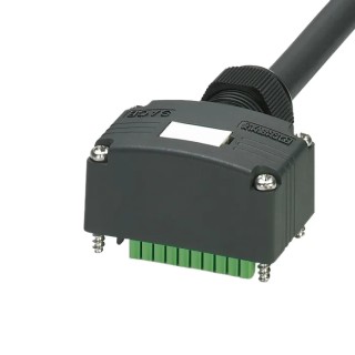 Phoenix Contact Connector Hood SACB-C-H180 Series, 8 Port, 25 m Cable Length, M12 Connector 1097661