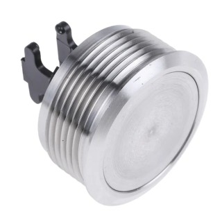 ITW Switches 76-95 Series Panel Mount Push Button Switch Silver, 32 mm Cutout, SPDT, IP67 76-9512/4044