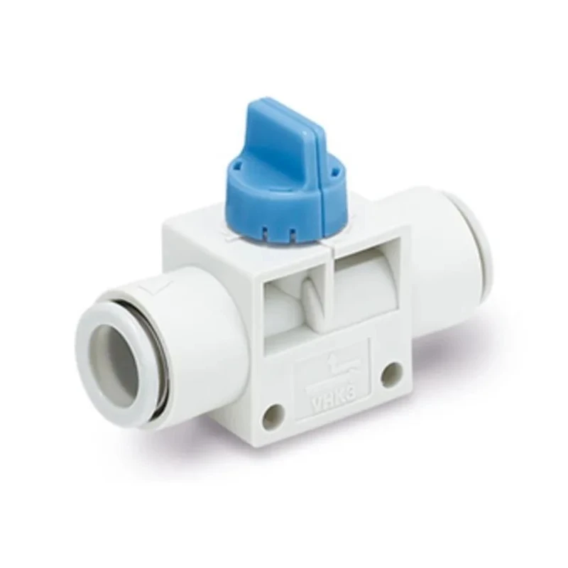 SMC Pneumatic Manual Control Valve One-Touch Fitting 6 mm 8 bar VHK3A-06F-06FRL