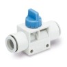 SMC Pneumatic Manual Control Valve One-Touch Fitting 6 mm 8 bar VHK3A-06F-06FRL