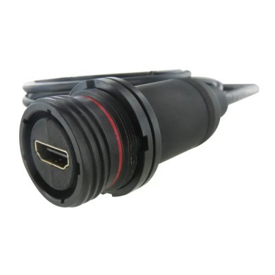 Amphenol Socapex 19 Way Straight Female HDMI Connector HDMIFTV7AZNF312