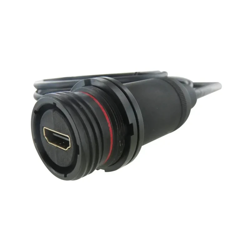 Amphenol Socapex 19 Way Straight Female HDMI Connector HDMIFTV7AZNF312