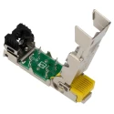 Phoenix Contact RJ45 Connector Male, Snap-in Mount, Cat6a Shielded Straight 1 Port 8 Way CUC-IND-C1ZNI-S/R4IE10G8 1149846