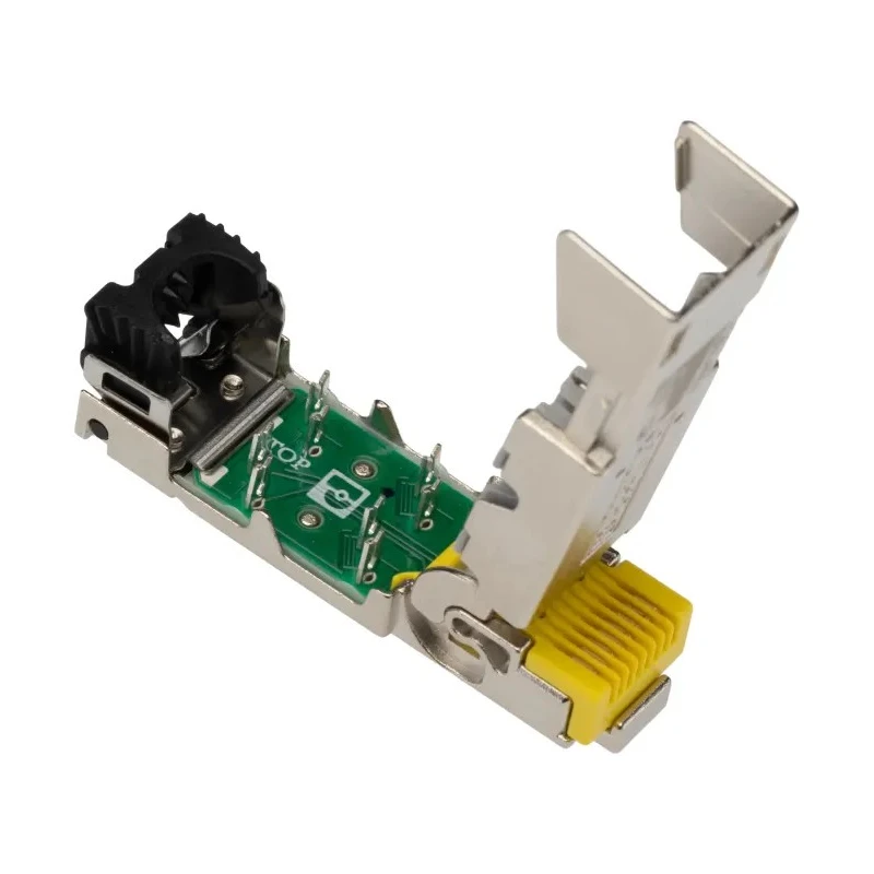 Phoenix Contact RJ45 Connector Male, Snap-in Mount, Cat6a Shielded Straight 1 Port 8 Way CUC-IND-C1ZNI-S/R4IE10G8 1149846