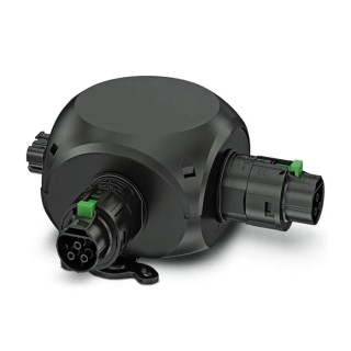 Phoenix Contact 32A 400V 5 Gang Socket Bar Black Polycarbonate Fiber Reinforced Housing 1079659
