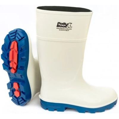 Pollyboot Steel Toe Capped Unisex Safety Boots Size UK 13 EU 47 with Polyurethane Upper and Sole P011/48