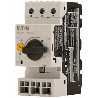 Eaton Motor Protection Circuit Breaker PKZM 0 Series 2.5A 690V Thermomagnetic Switching 3 Poles IP20 199195 PKZM0-2,5-SPI32