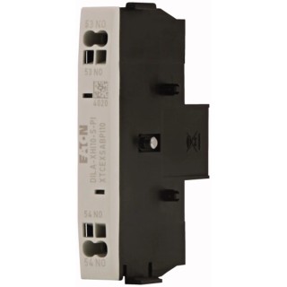 Eaton Auxiliary Contact, 1 Contact 1 NO Side Mount, 16 A, DILA Series 199323 DILA-XHI10-S-PI