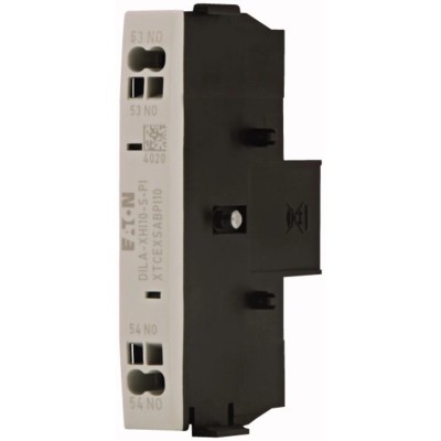Eaton Auxiliary Contact, 1 Contact 1 NO Side Mount, 16 A, DILA Series 199323 DILA-XHI10-S-PI