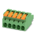 Phoenix Contact Pluggable Terminal Block 5-Contact 5.08 mm Pitch 1 Row 16A 320V Polyamide Housing Female Connector 1110584