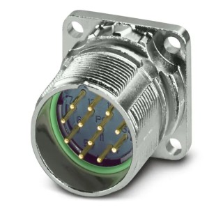 Phoenix Contact Circular Connector, 12 Contacts, Front Mount, M23 Size, Plug Male, IP66 IP68 IP69K, 8A Current 1132744