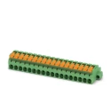 Phoenix Contact Pluggable Terminal Block, 18-Contact, 5.08 mm Pitch, 1 Row, 16 A Current, 320 V, Polyamide Housing 1110647