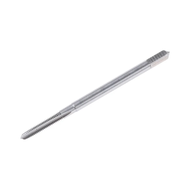 Dormer High-Speed Steel (HSS) Machine Threading Tap, M2.5 Metric Standard, Straight Flute, Right Hand Thread E500M2.5NO1