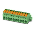 Phoenix Contact LPC Series Pluggable Terminal Block, 20-Contact, 5.08 mm Pitch, 1 Row, 320 V, 16 A, Polyamide 1110649