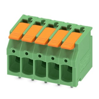 Phoenix Contact LPT Series PCB Terminal Block, 5-Contact, 5 mm Pitch, 1 Row, Push-in Connection, 400V, 24A 1190300