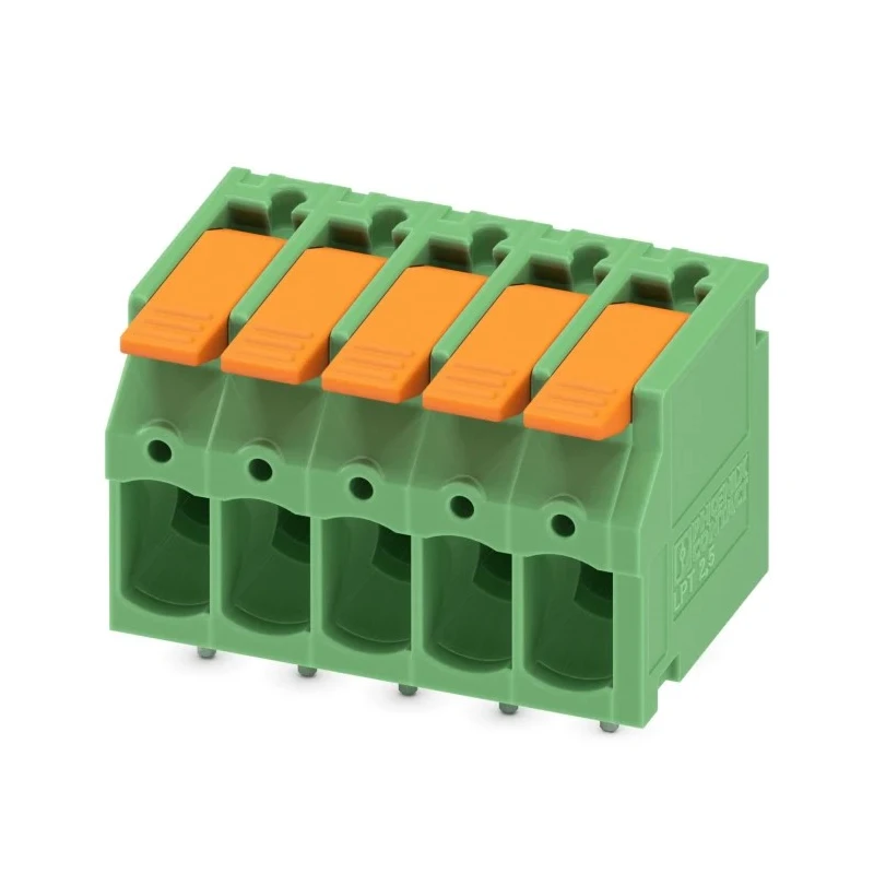 Phoenix Contact LPT Series PCB Terminal Block, 5-Contact, 5 mm Pitch, 1 Row, Push-in Connection, 400V, 24A 1190300